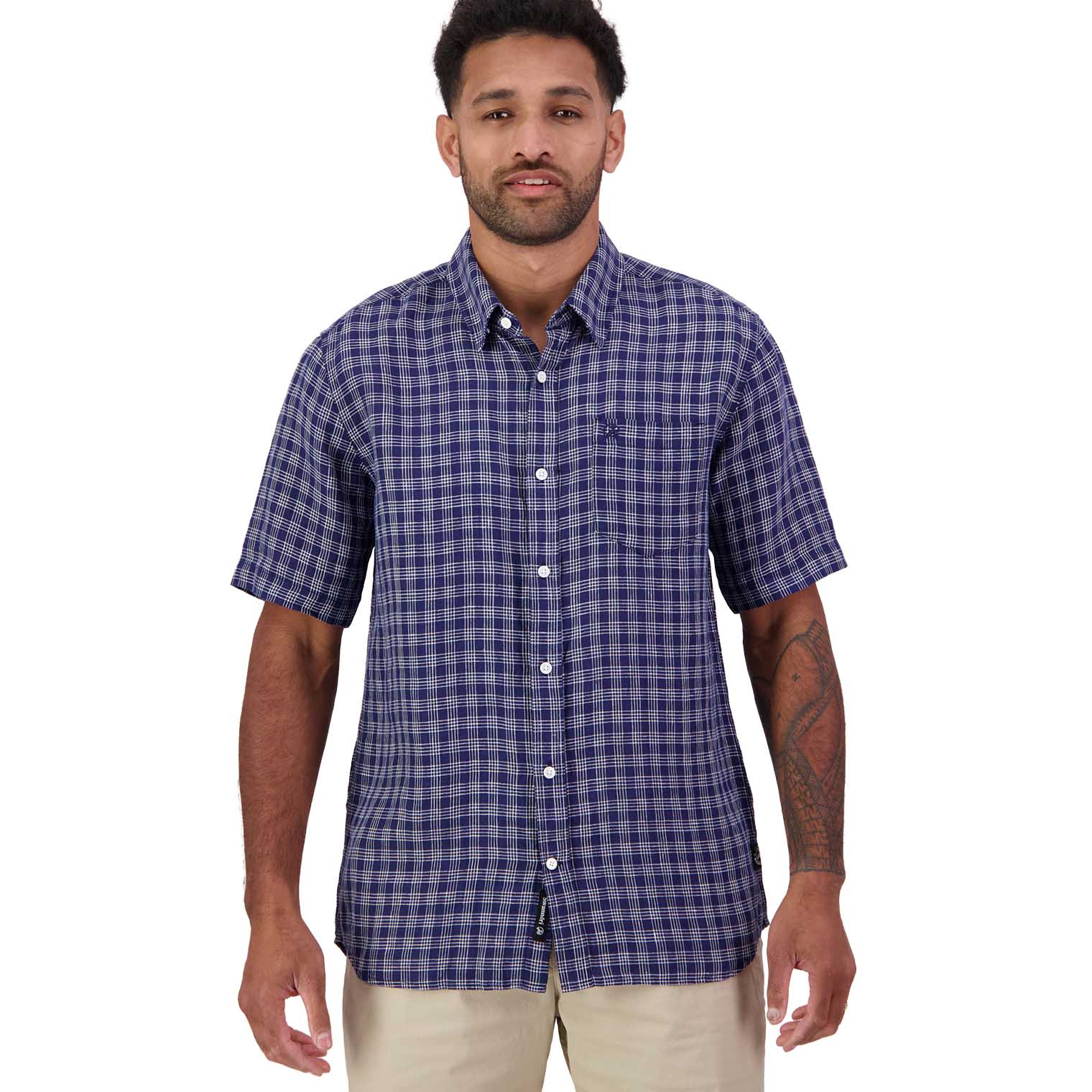Swanndri Lyford Linen S/S Shirt